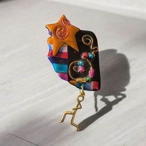 Unique handmade Whimsical Brooch